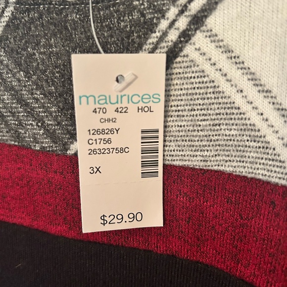 Maurices knotted waist shirt - NWT - Sz 3X - Picture 2 of 2
